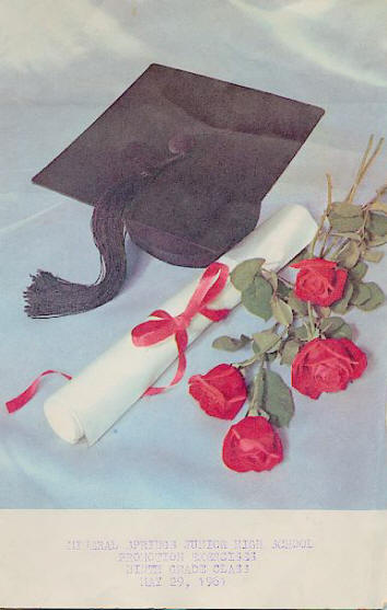 Graduation program 1961 cover